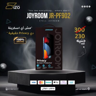 اسكرينه جيروم اصلي للايفون JR-PF902 (الاصليه)